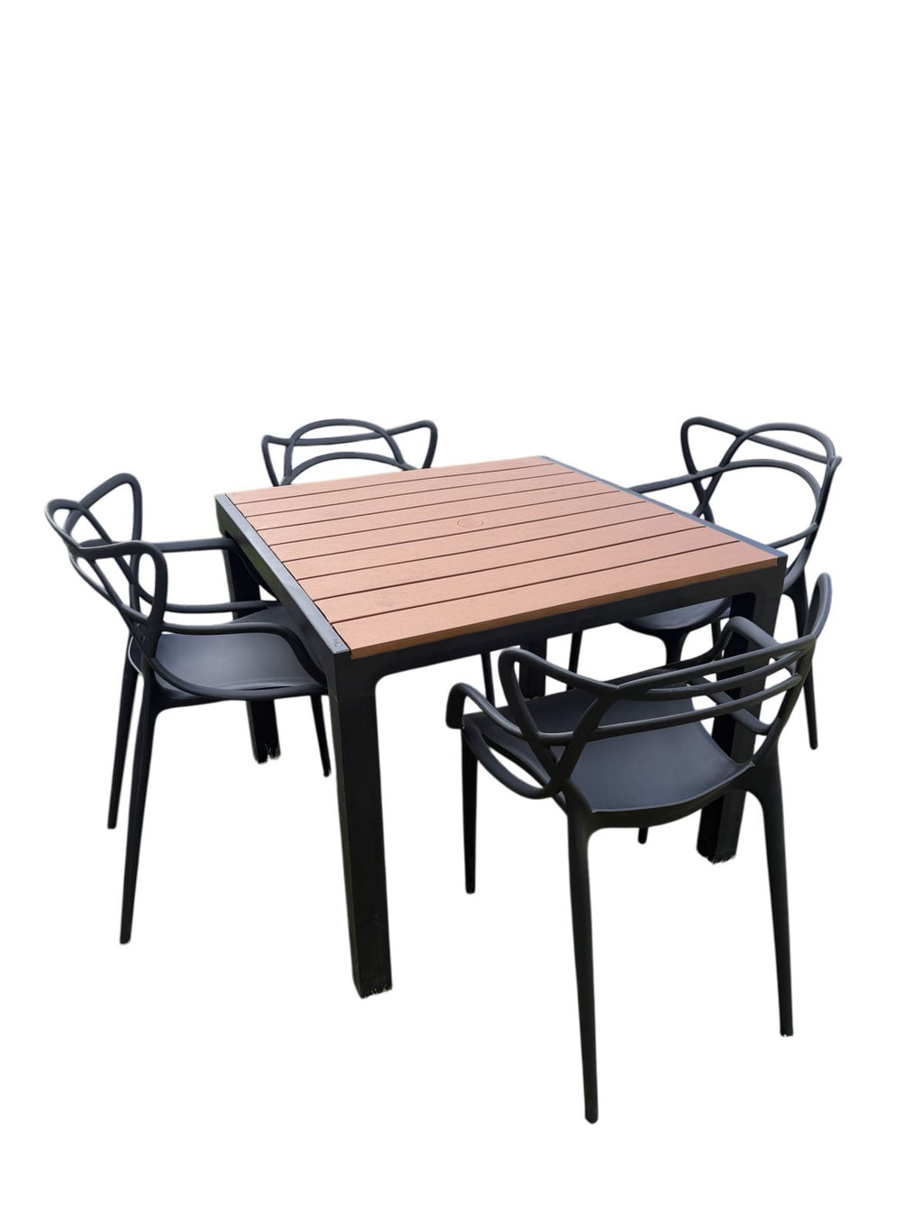 Comedor Madeira Con 4 Sillas Dummi Importada