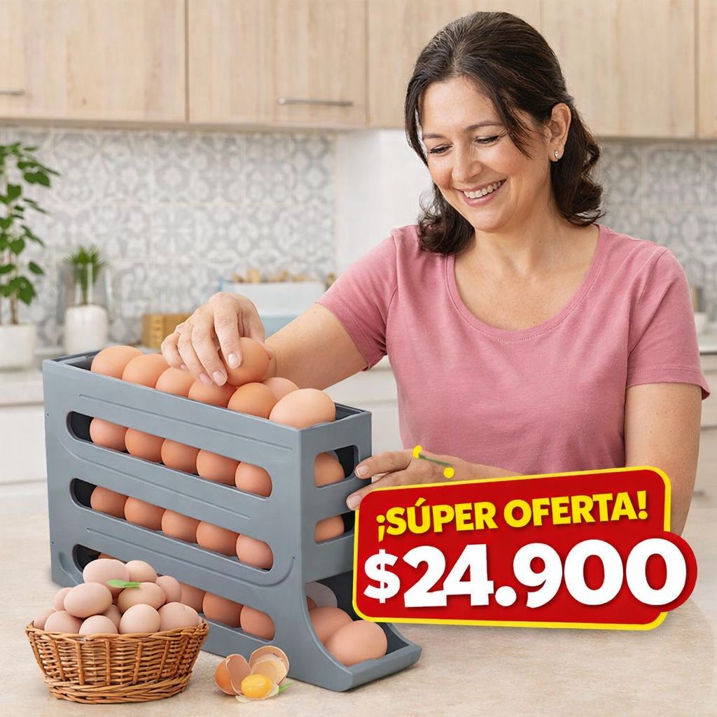 Organizador de Huevos Deslizante