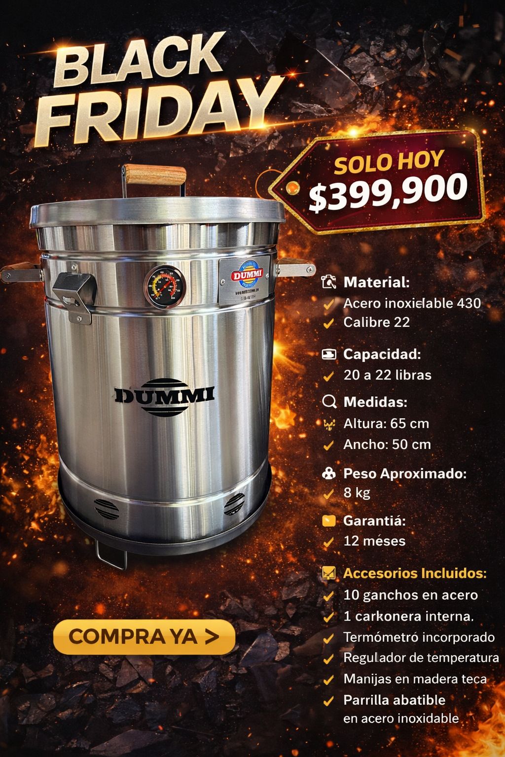 Barril Ahumador Dummi