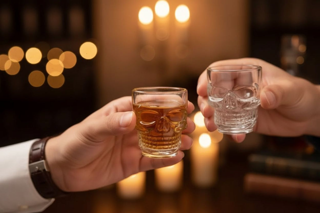 Set de Copas Calavera x6