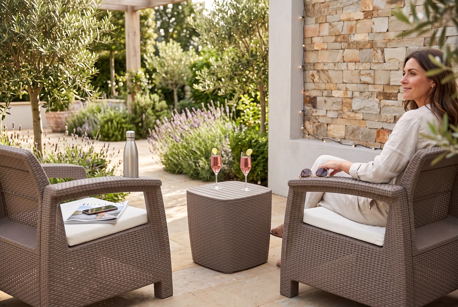 Super Oferta! Sala Estar Ferrara Con Cojines