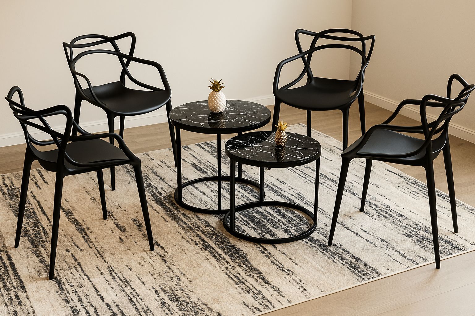 Juego de Sala Moderno & Elegante Con Mesa de Centro