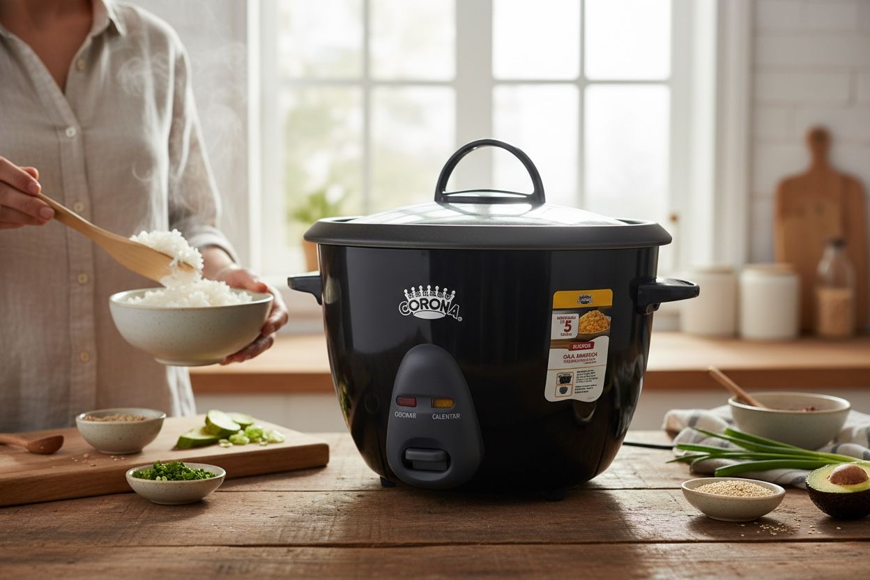 Olla Arrocera Corona 5 tazas 1 Libra