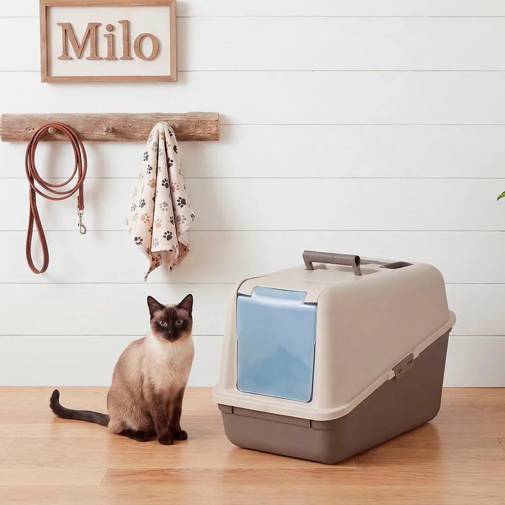 Arenero Para Gato Con Puerta - Rimax - Muebles Dummi