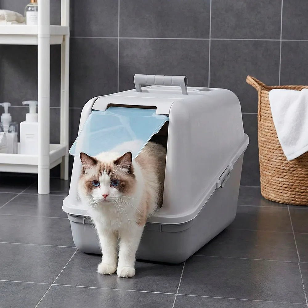 Arenero Para Gato Con Puerta - Rimax - Muebles Dummi