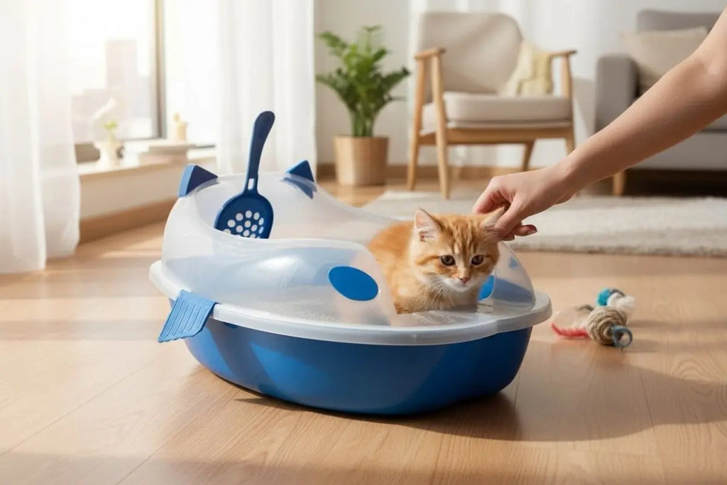 Arenero Premium Con Cepillo Para Gatos - Muebles Dummi
