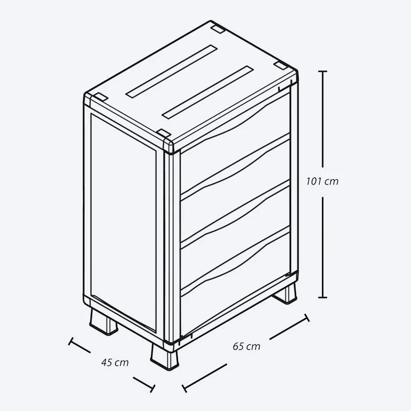 Armario Cajonero Barú - Rimax - Muebles Dummi