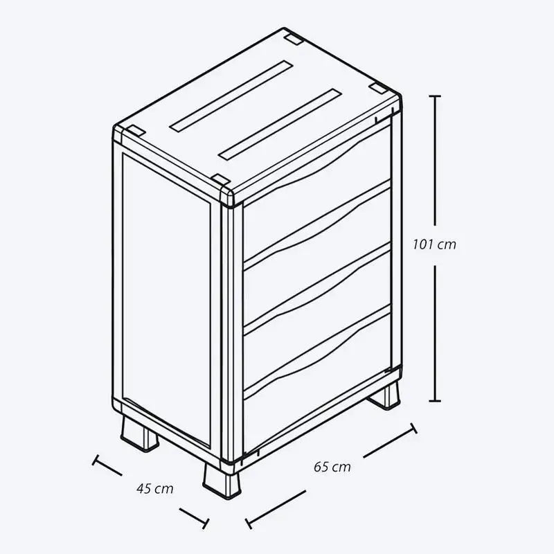Armario Cajonero Barú - Rimax - Muebles Dummi
