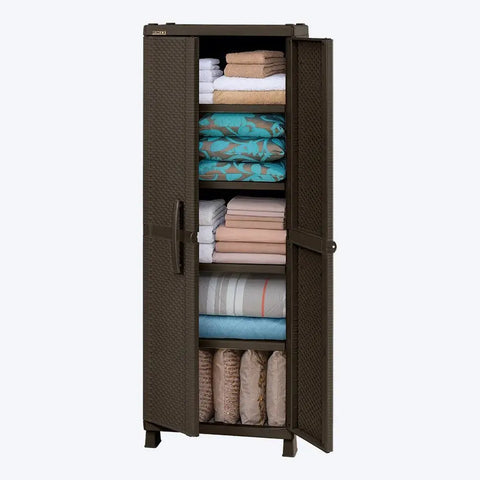 Armario Grande Apariencia Rattan - Rimax - Muebles Dummi