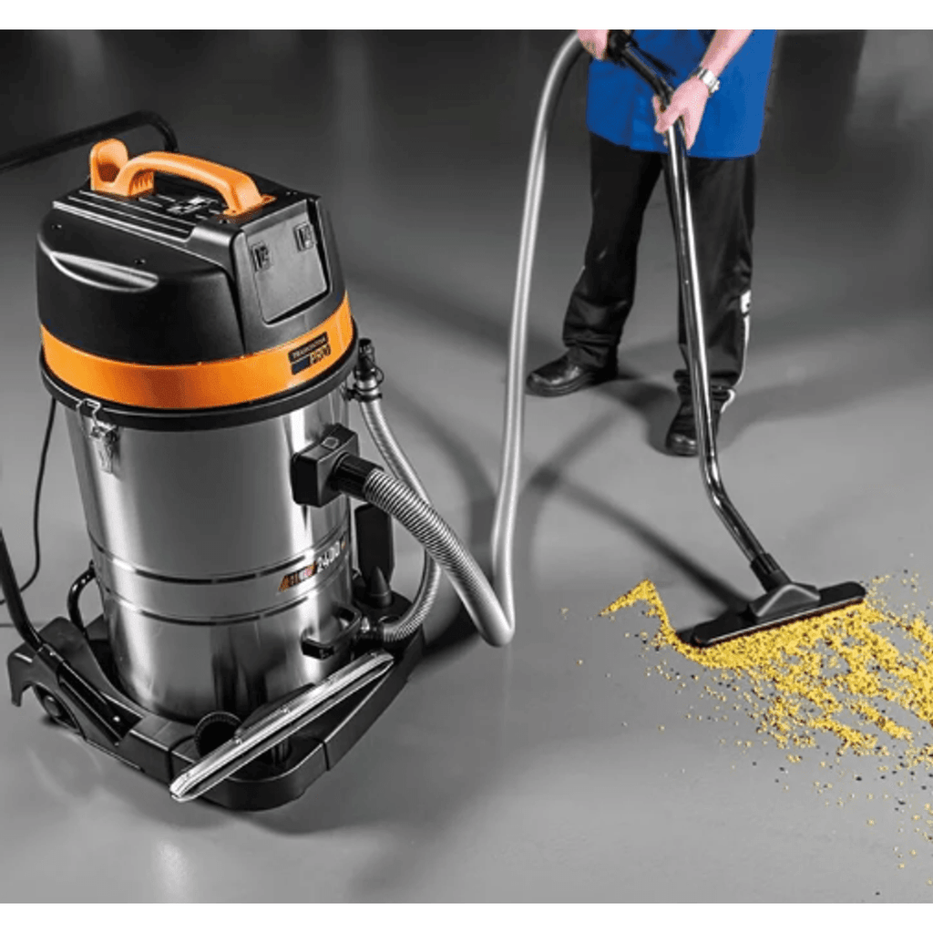 Aspiradora De Sólidos Y Líquidos 220 V 1400 W Tanque En Acero Inoxidable De 30 L Tramontina Pro - Muebles Dummi
