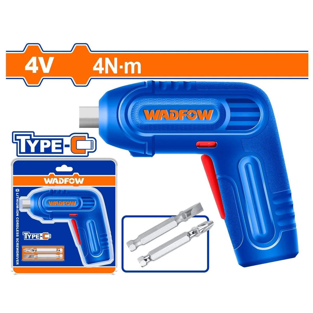 Atornillador 4V M1/4 240Rpm 4Nm Incluye 2Ptas