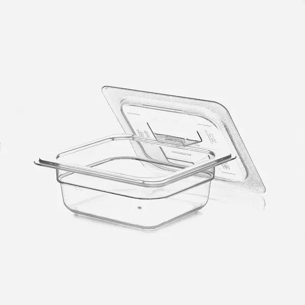 Azafate Policarbonato Persal GN 1/6 x 6,5 cm - Muebles Dummi