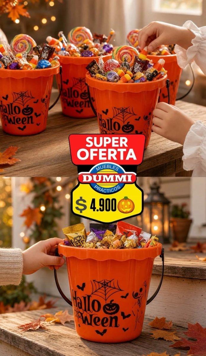 Balde de Halloween Dummi - Muebles Dummi