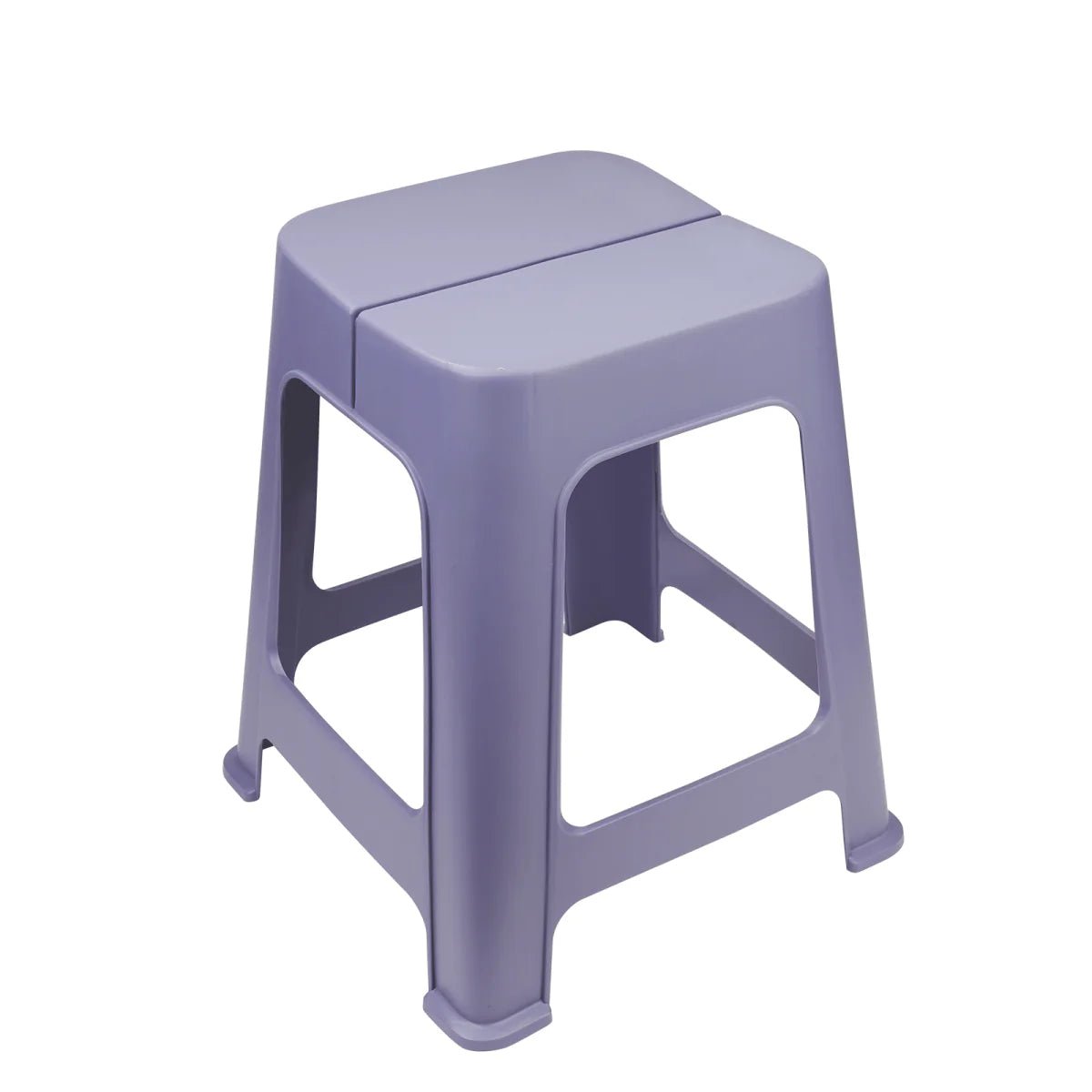 Banco Plástico 385X385X450Mm En Polipropileno - Muebles Dummi