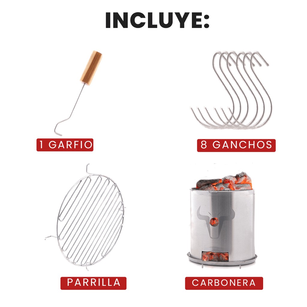 Barril Asador Tamaño Mini - Muebles Dummi