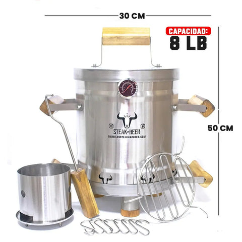 Barril Asador Tamaño Mini - Muebles Dummi