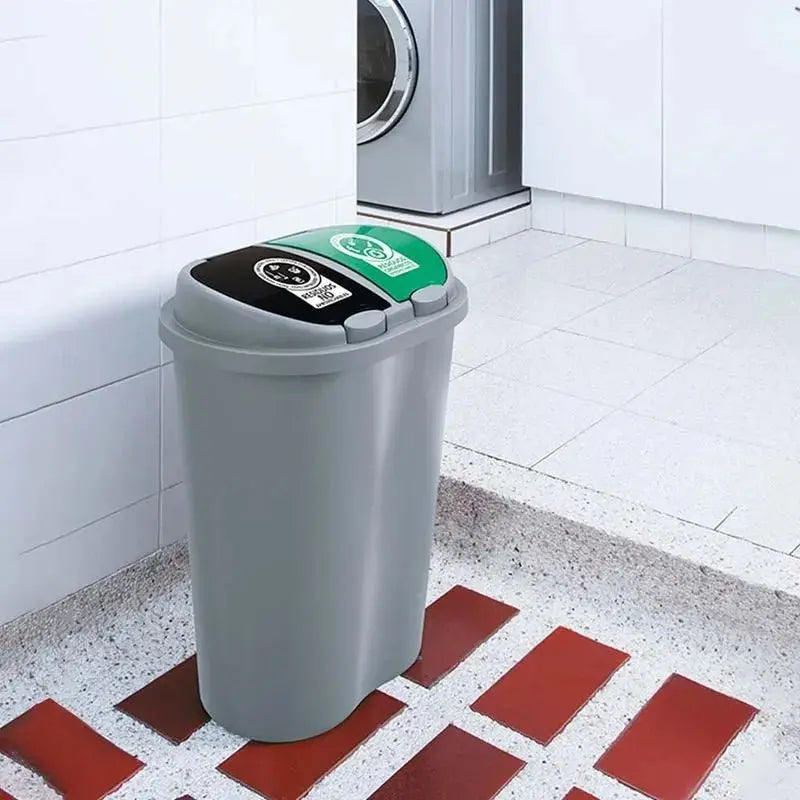 Basurero Manejo De Residuos 50 Litros Doble - Rimax - Muebles Dummi