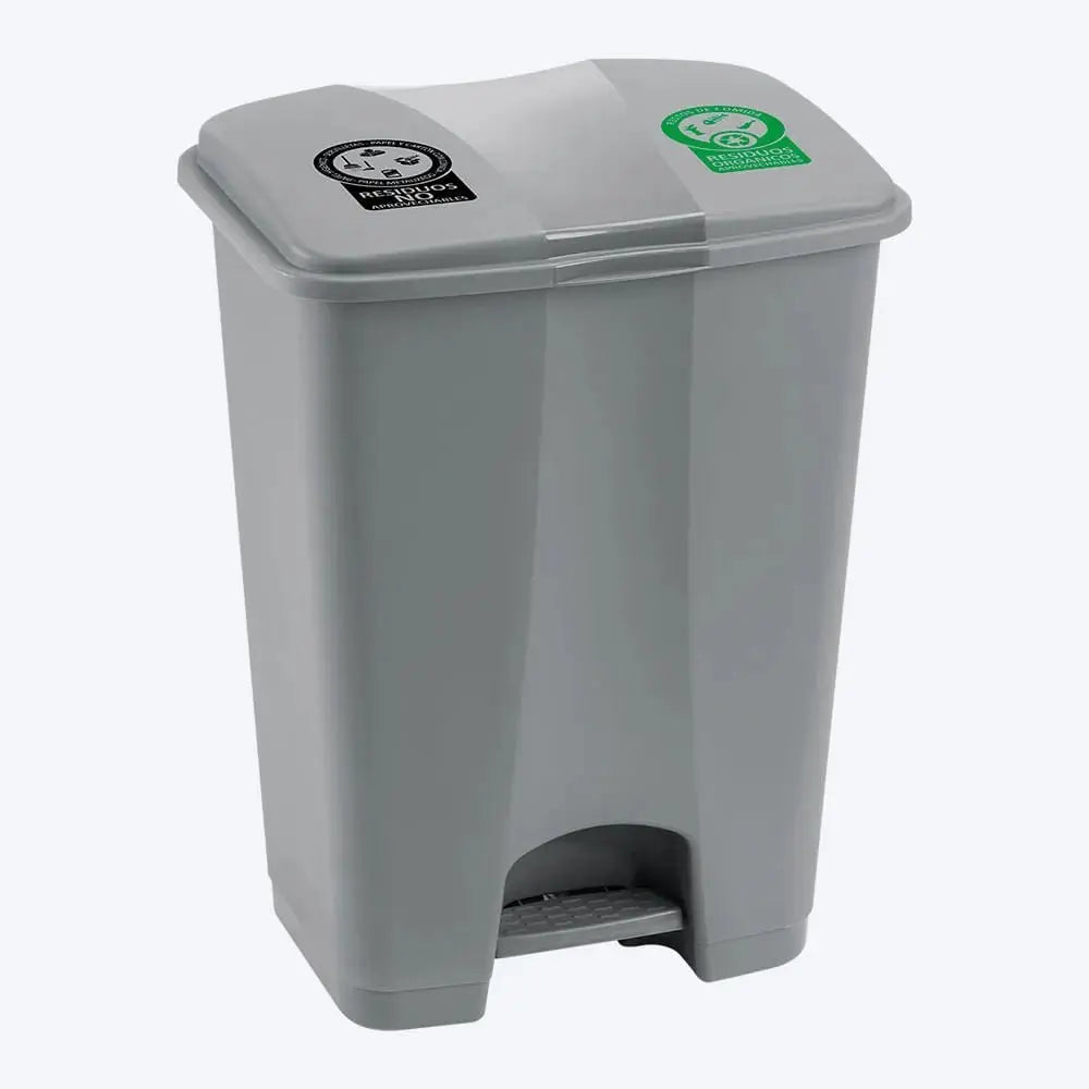 Basurero Pedal Doble 60 Litros - Rimax - Muebles Dummi
