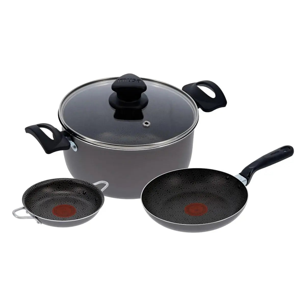 Batería de Cocina IMUSA Talent Start 4 Piezas Antiadherente - Muebles Dummi