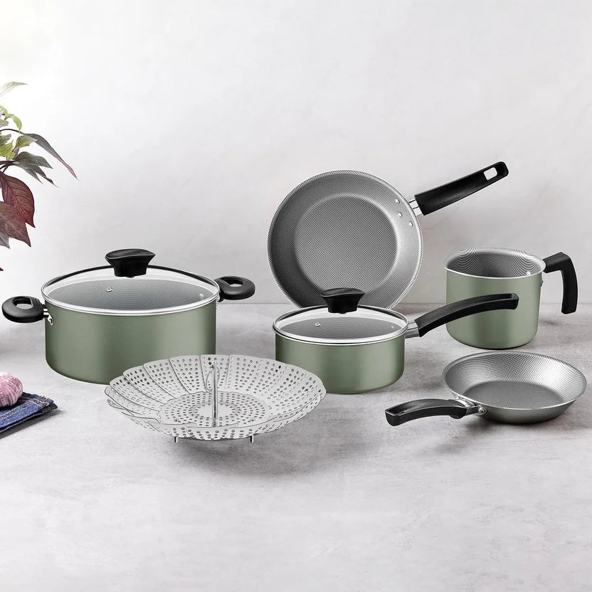 Batería de Cocina Tramontina 8 Piezas Michigan - Muebles Dummi