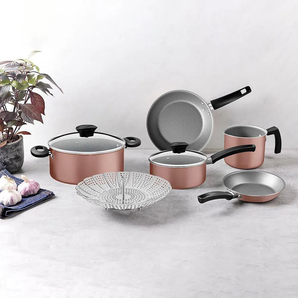 Batería de Cocina Tramontina 8 Piezas Michigan - Muebles Dummi