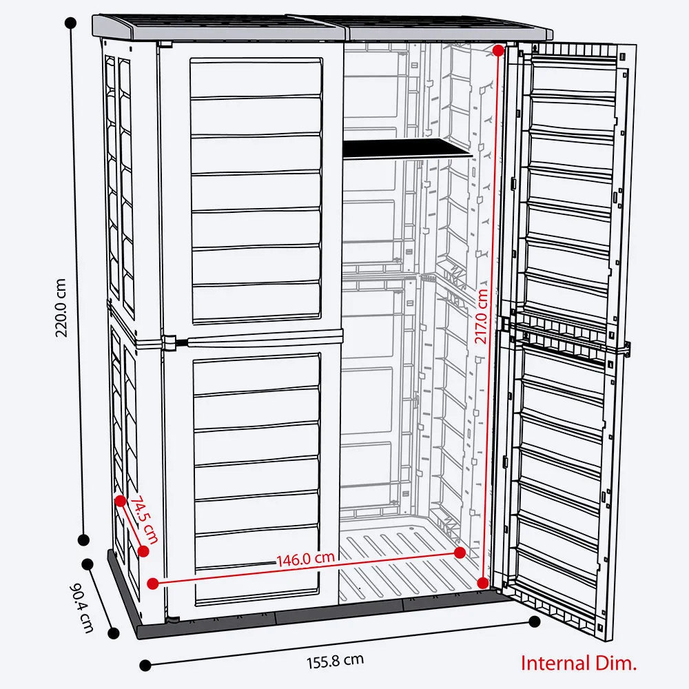 Bodega Grande De Jardín - Rimax - Muebles Dummi