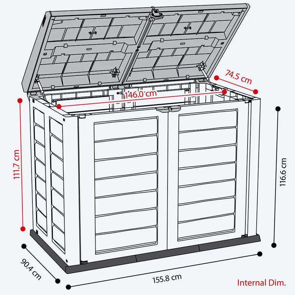 Bodega Mediana De Jardín - Rimax - Muebles Dummi