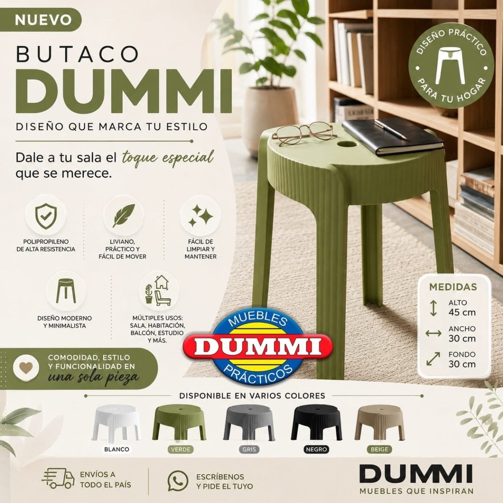 Butaco Dummi Polipropileno - Muebles Dummi
