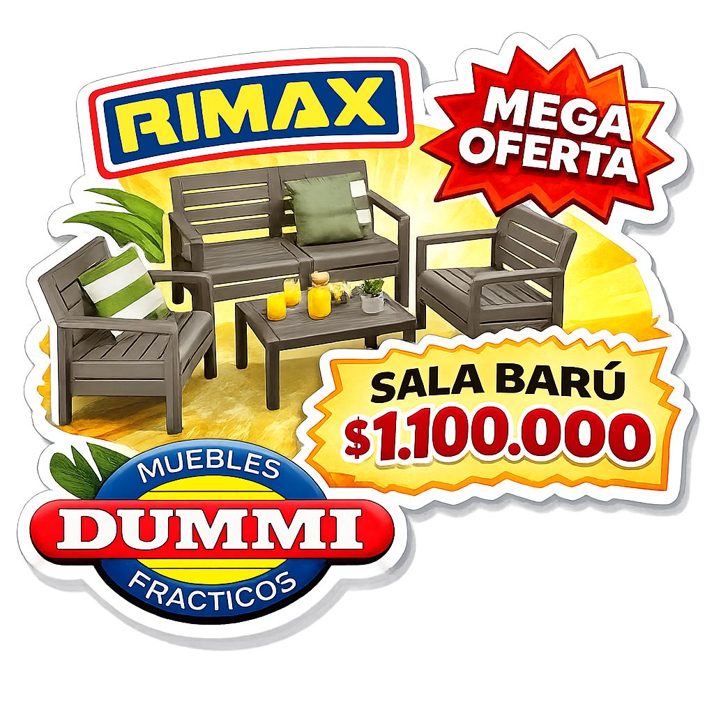 Oferta! Sala Barú 4 Puestos - Rimax