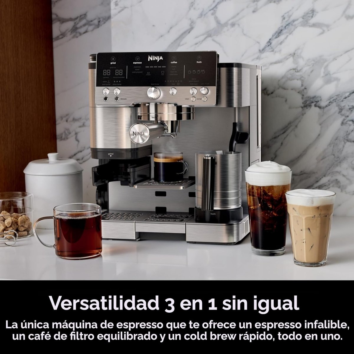 Cafetera de Espresso y Cold Brew - Ninja Luxe Café - Muebles Dummi