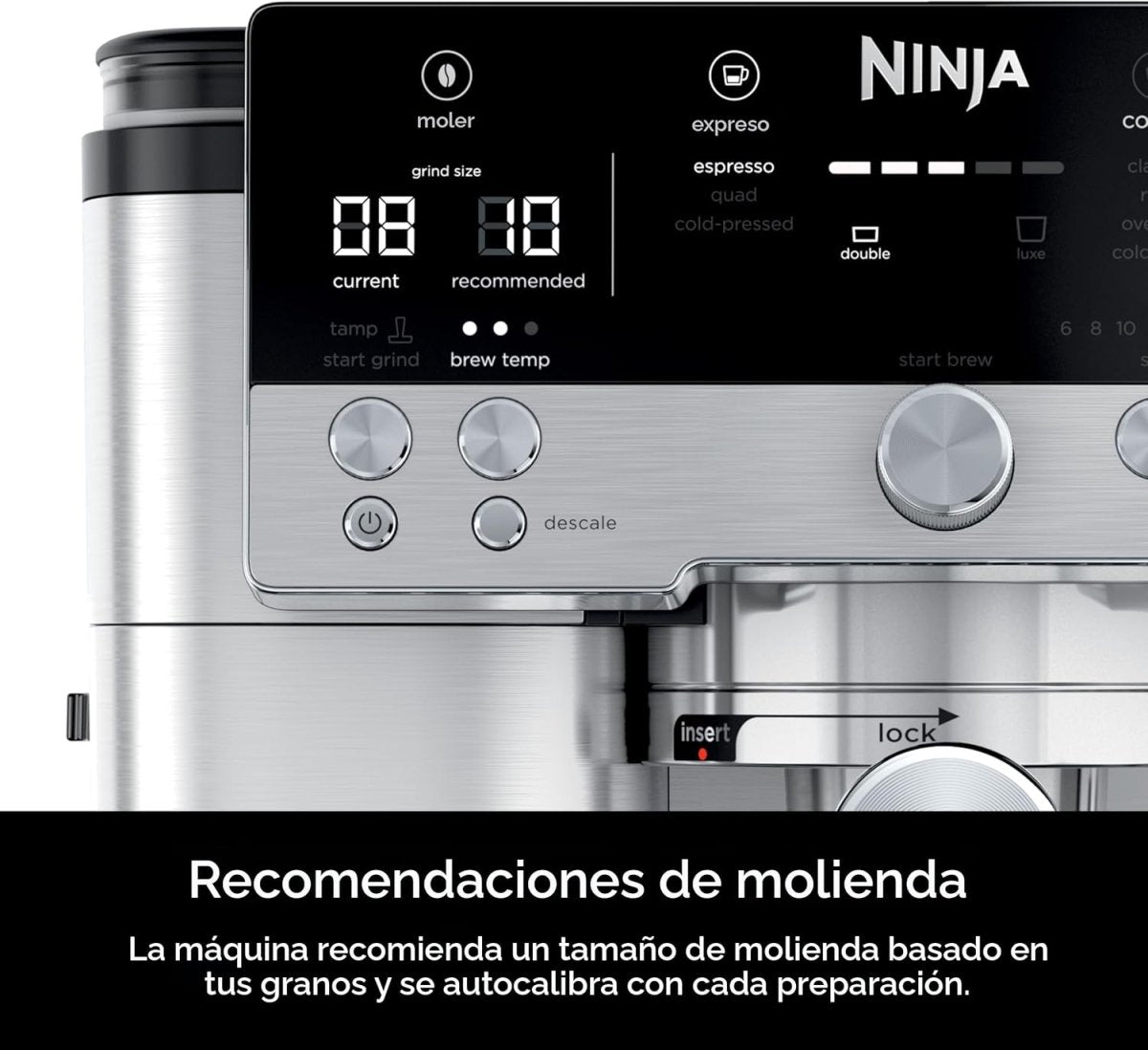 Cafetera de Espresso y Cold Brew - Ninja Luxe Café - Muebles Dummi