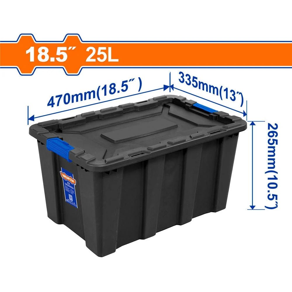 Caja Organizadora - Contenedor Plástico 25L 470x335x265mm - Muebles Dummi