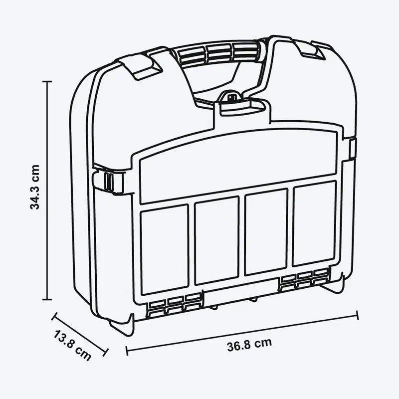 Caja Organizadora de Herramientas Eléctricas - Rimax - Muebles Dummi