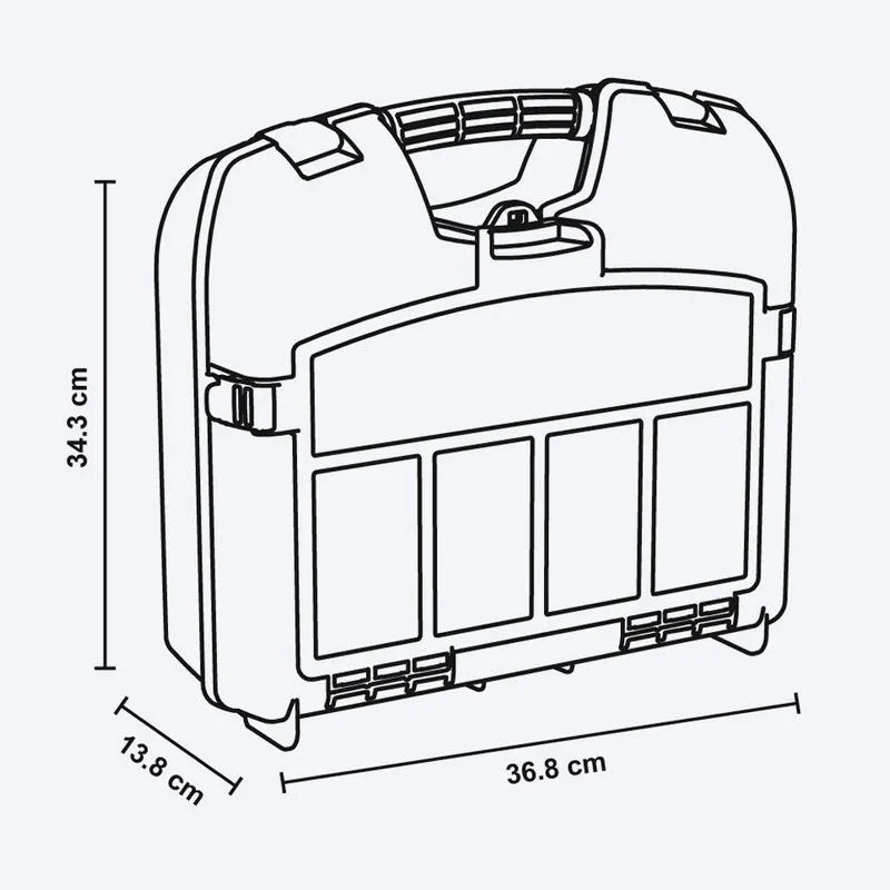 Caja Organizadora de Herramientas Eléctricas - Rimax - Muebles Dummi