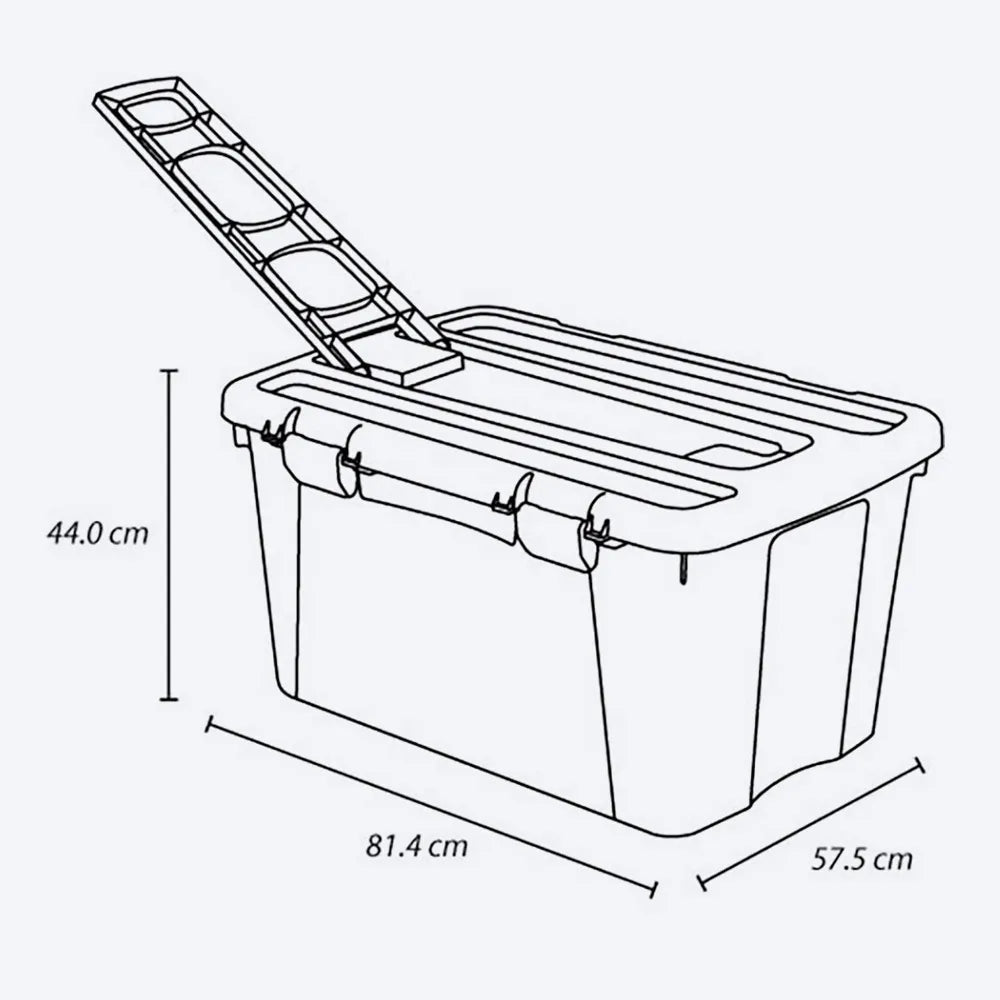 Cajon Móvil 120 Litros Rimax - Muebles Dummi