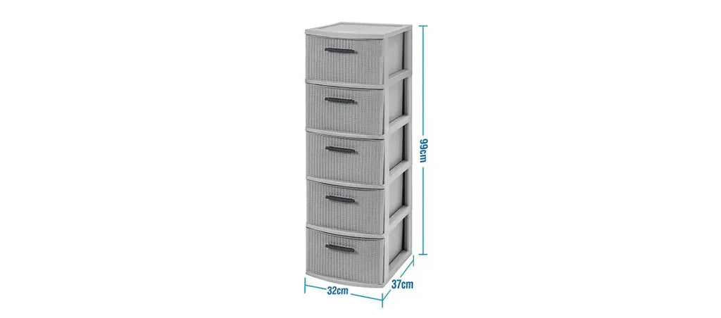 Cajonero Crochet 5 Niveles - MQ - Muebles Dummi