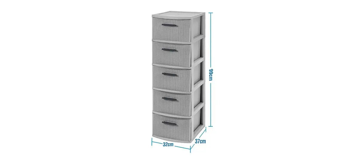 Cajonero Crochet 5 Niveles - MQ - Muebles Dummi