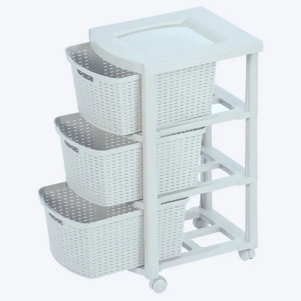 Cajonero Rattan Shia 3 Gavetas - Rimax - Muebles Dummi