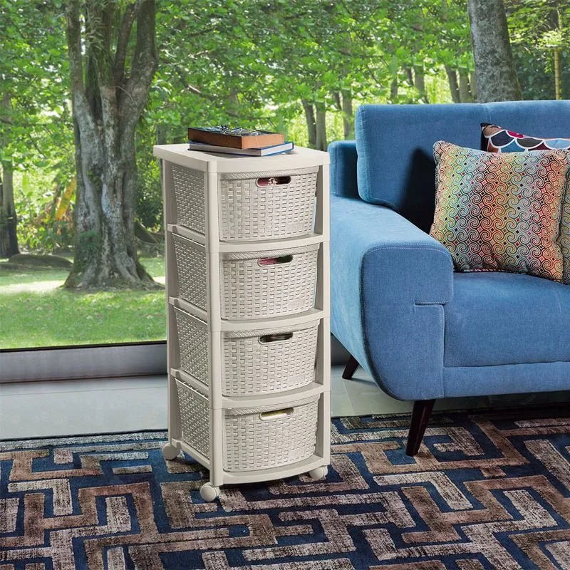 Cajonero Rattan Shia 4G - Rimax - Muebles Dummi