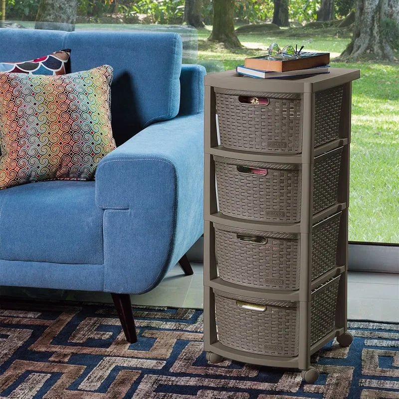 Cajonero Rattan Shia 4G - Rimax - Muebles Dummi