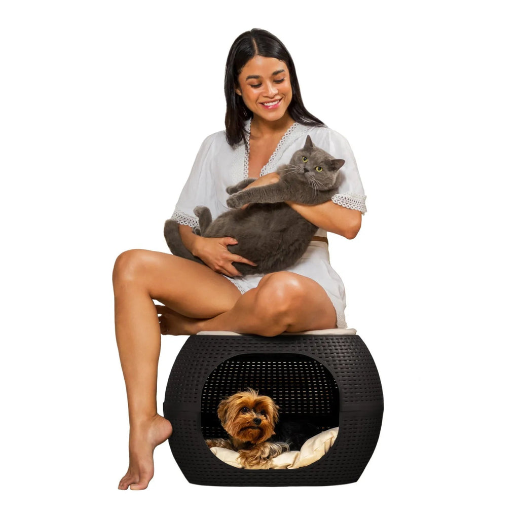 Cama Para Mascotas Con Cojin - Perro o Gato - MQ - Muebles Dummi