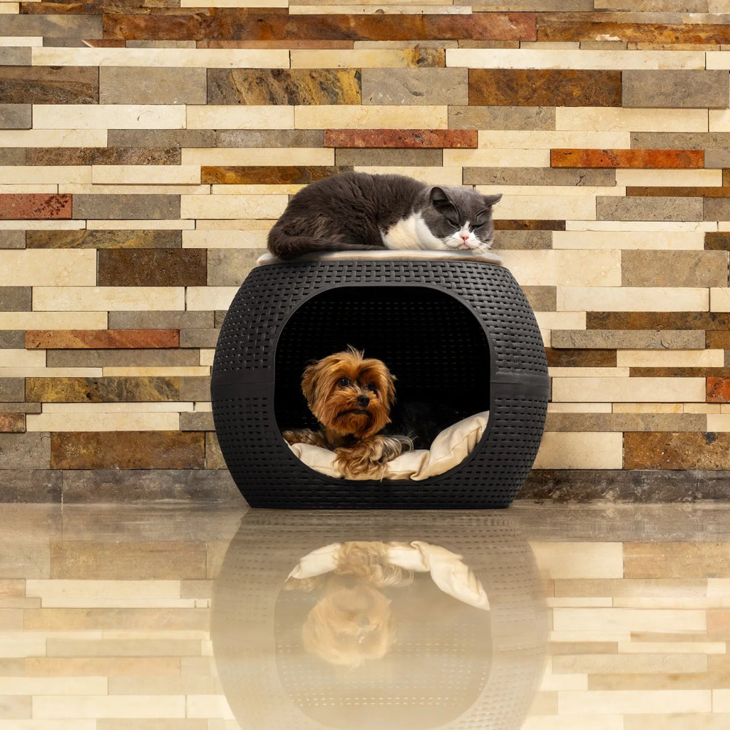 Cama Para Mascotas Con Cojin - Perro o Gato - MQ - Muebles Dummi