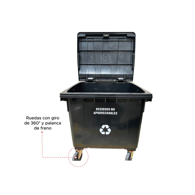 Contenedor de Basura Industrial 660 litros