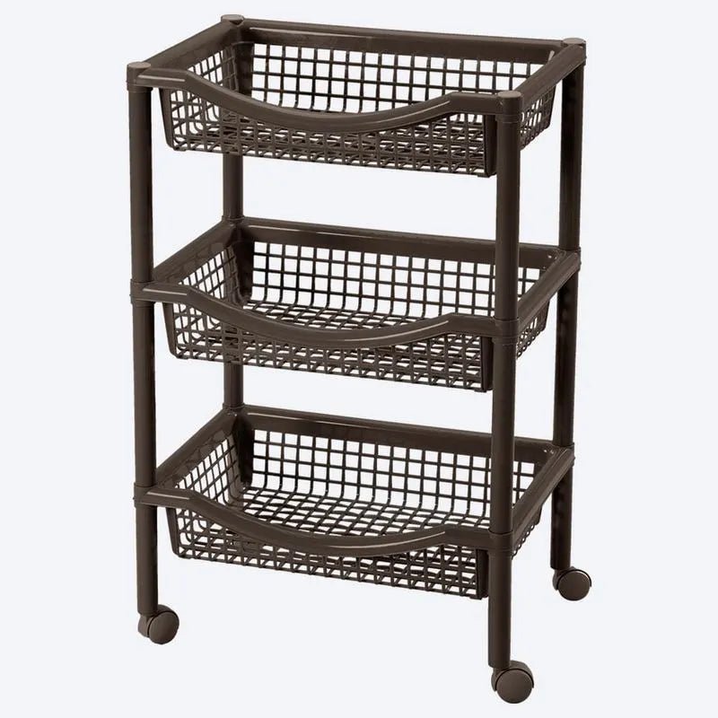 Canasta Móvil Rectangular 3 Niveles - Rimax - Muebles Dummi