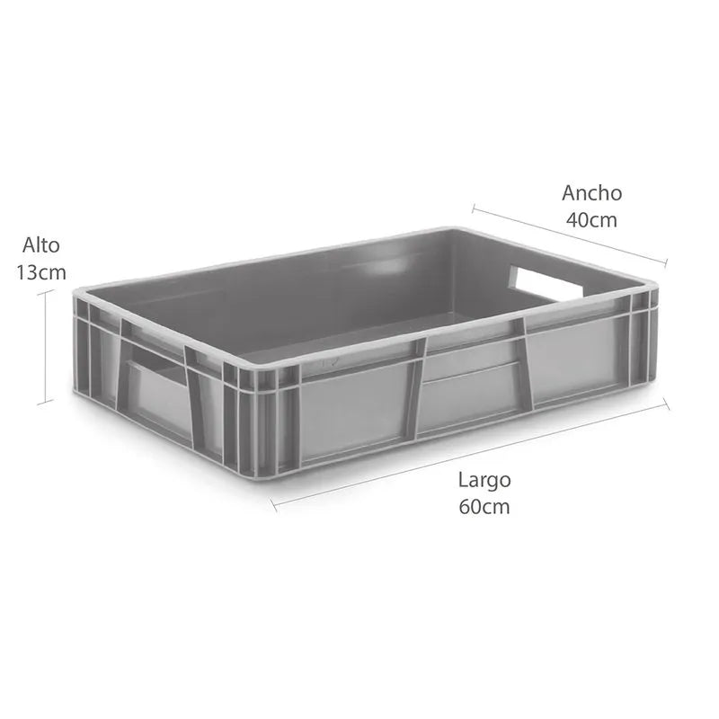 Canastilla Cerrada Plástica Industrial De 13 cm - Muebles Dummi