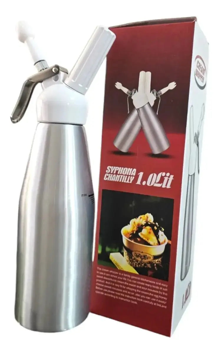 Chantillera Dispensador Espumas - Crema Chantilly De 1 Litro - Muebles Dummi