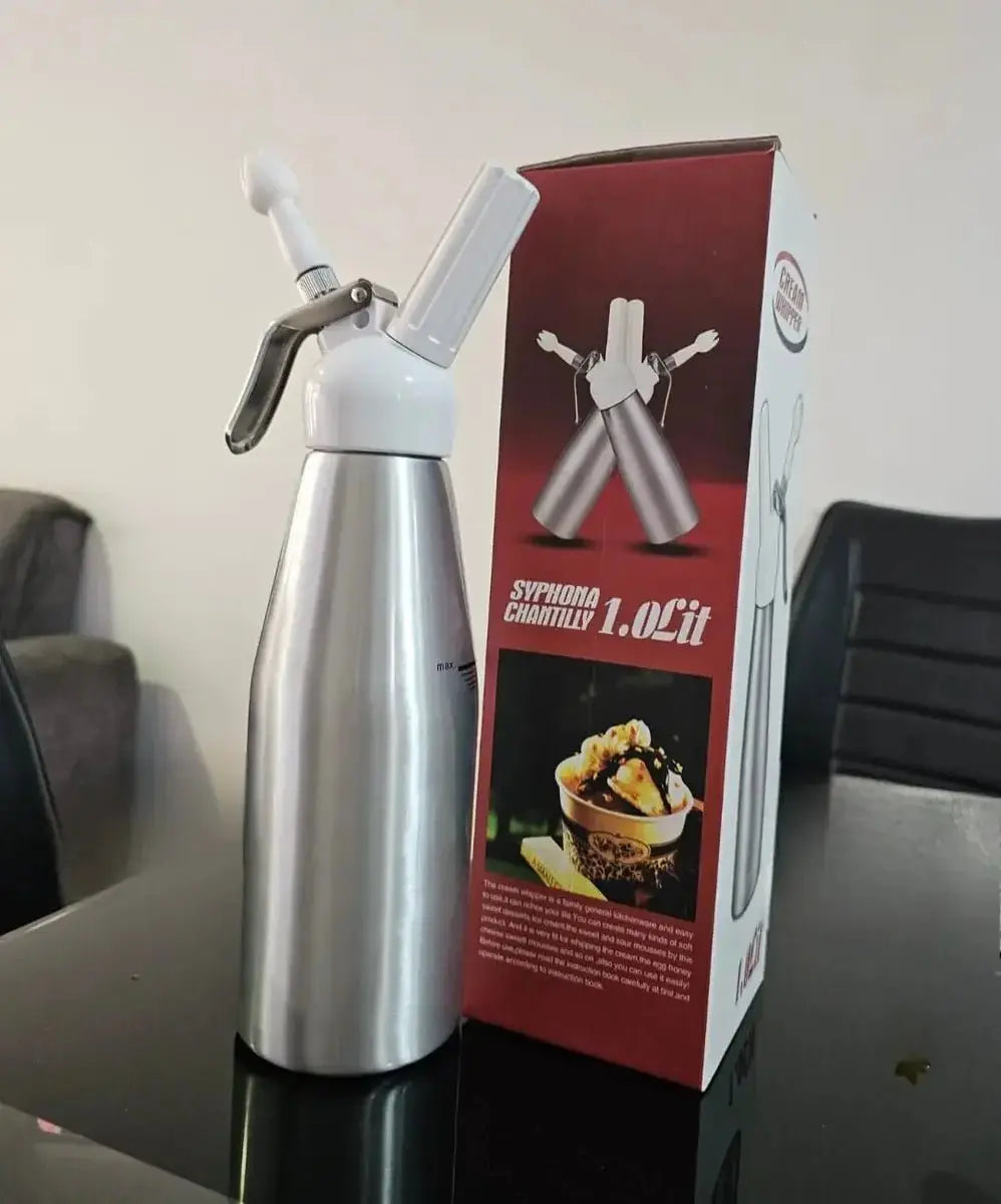 Chantillera Dispensador Espumas - Crema Chantilly De 1 Litro - Muebles Dummi