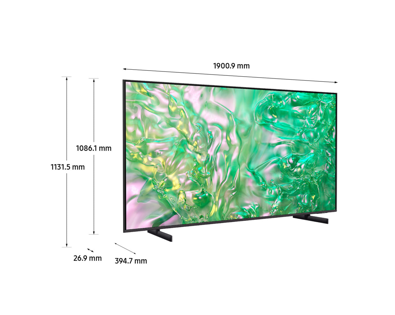 Televisor Smart 85” Crystal UHD 4K