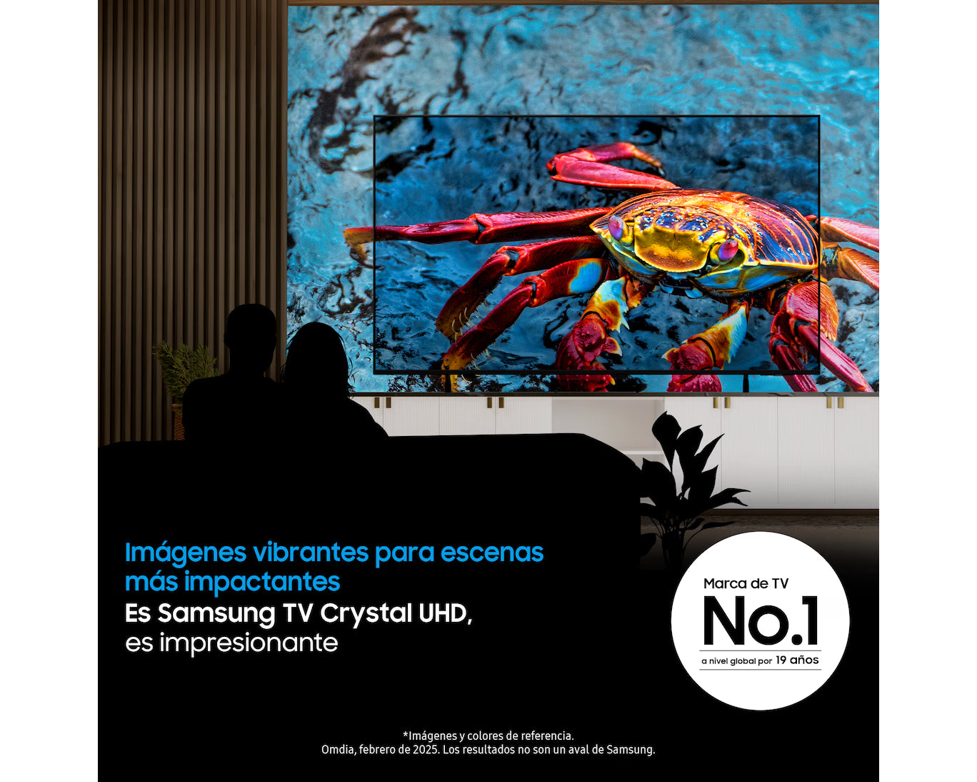 Televisor Smart 75” Crystal 4K Samsung