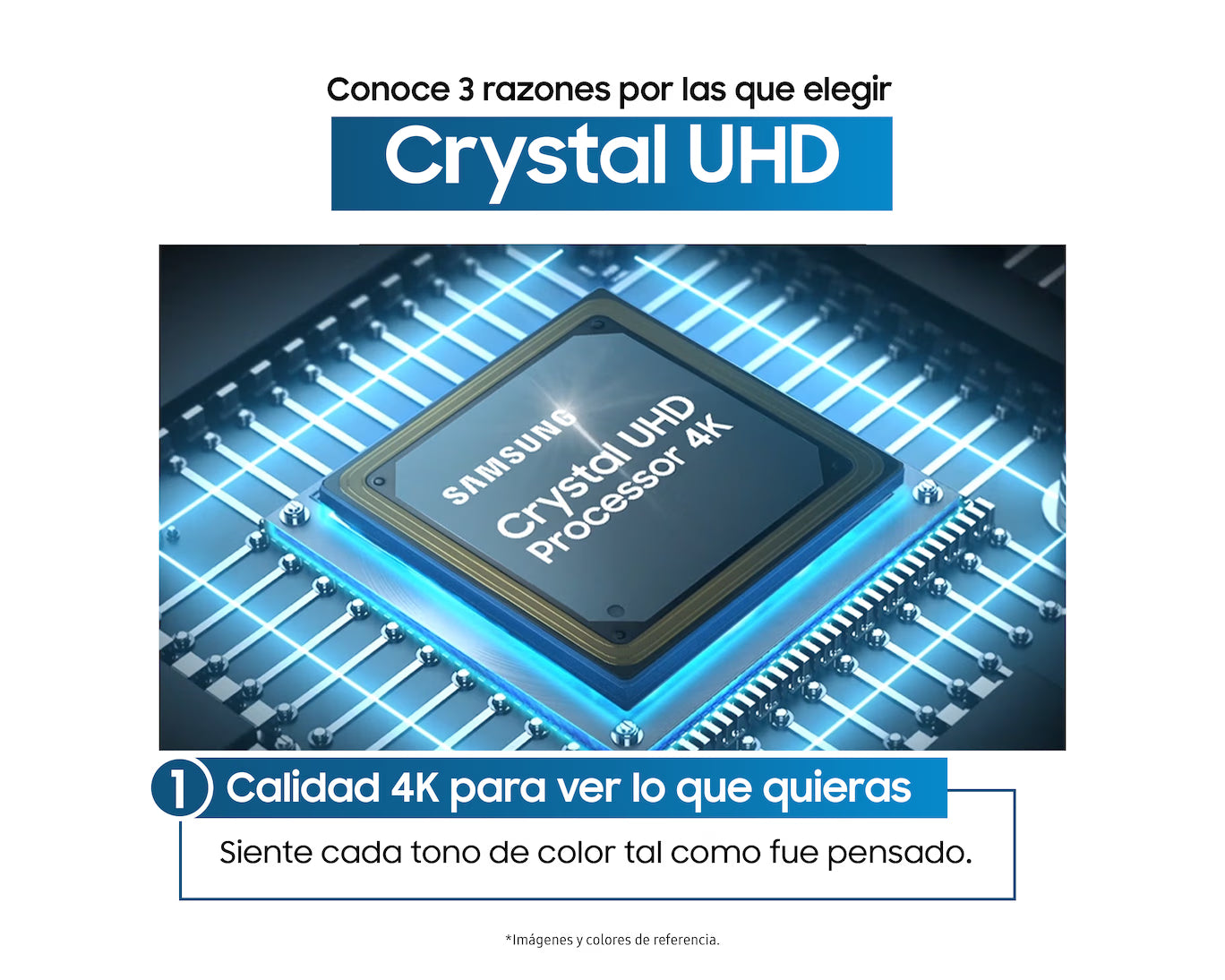 Televisor Smart 75” Crystal 4K Samsung